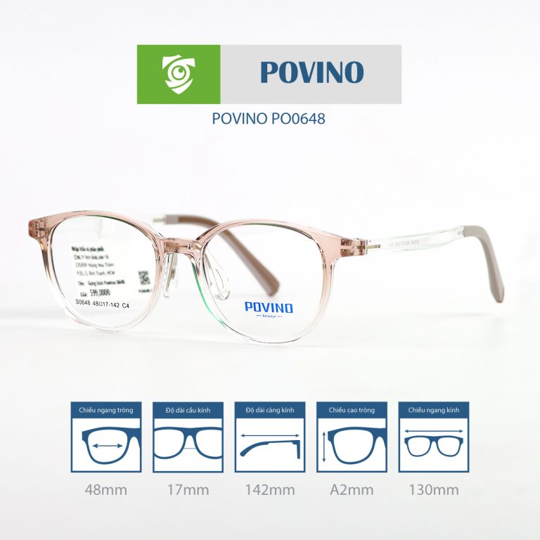 Gọng kính trẻ em POVINO PO0648 - Ảnh 3