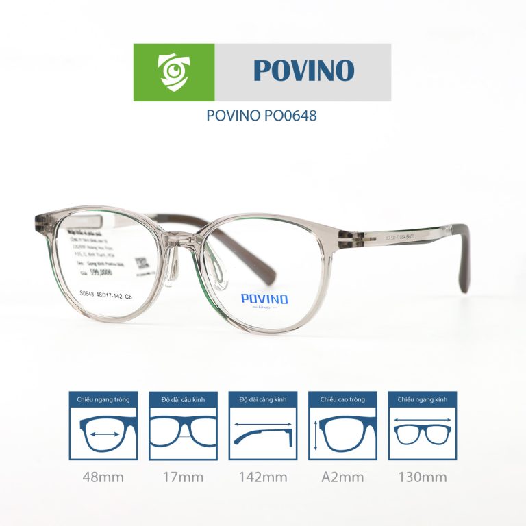 Gọng kính trẻ em POVINO PO0648 - Ảnh 13