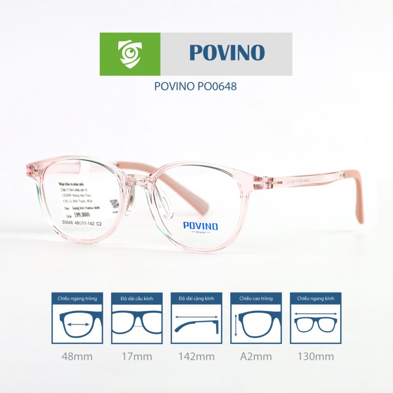 Gọng kính trẻ em POVINO PO0648 - Ảnh 12