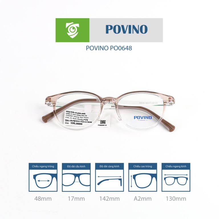 Gọng kính trẻ em POVINO PO0648 - Ảnh 8