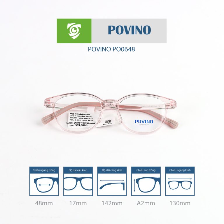 Gọng kính trẻ em POVINO PO0648 - Ảnh 7