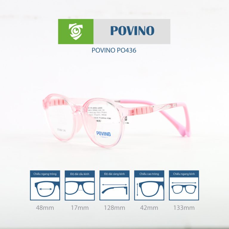 Gọng kính trẻ em POVINO PO436 - Ảnh 3