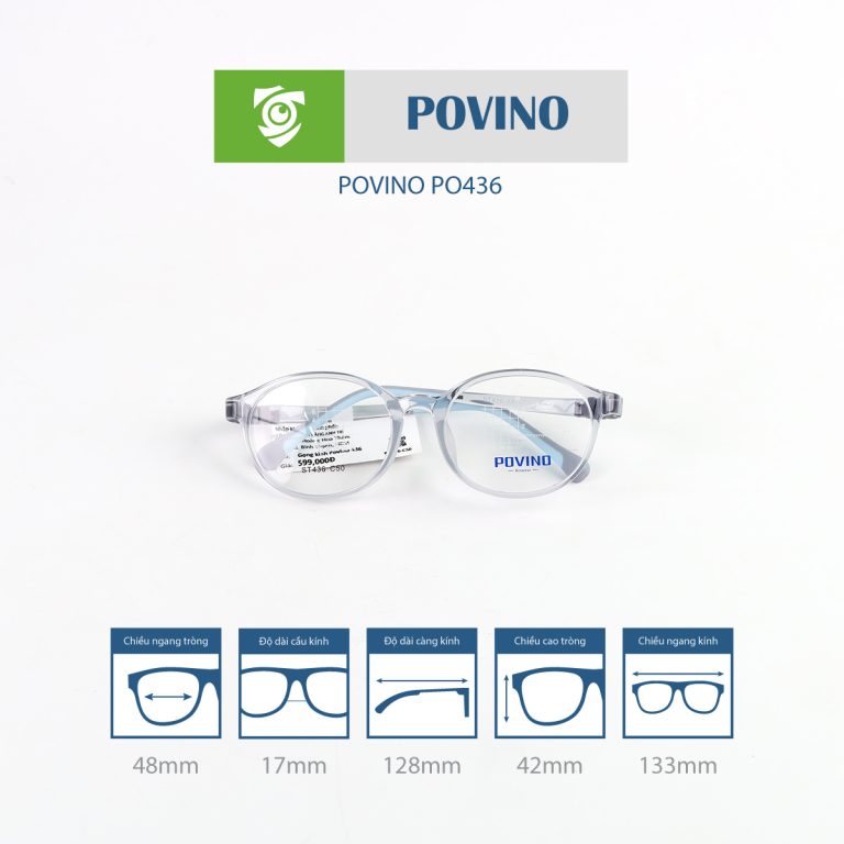 Gọng kính trẻ em POVINO PO436 - Ảnh 9