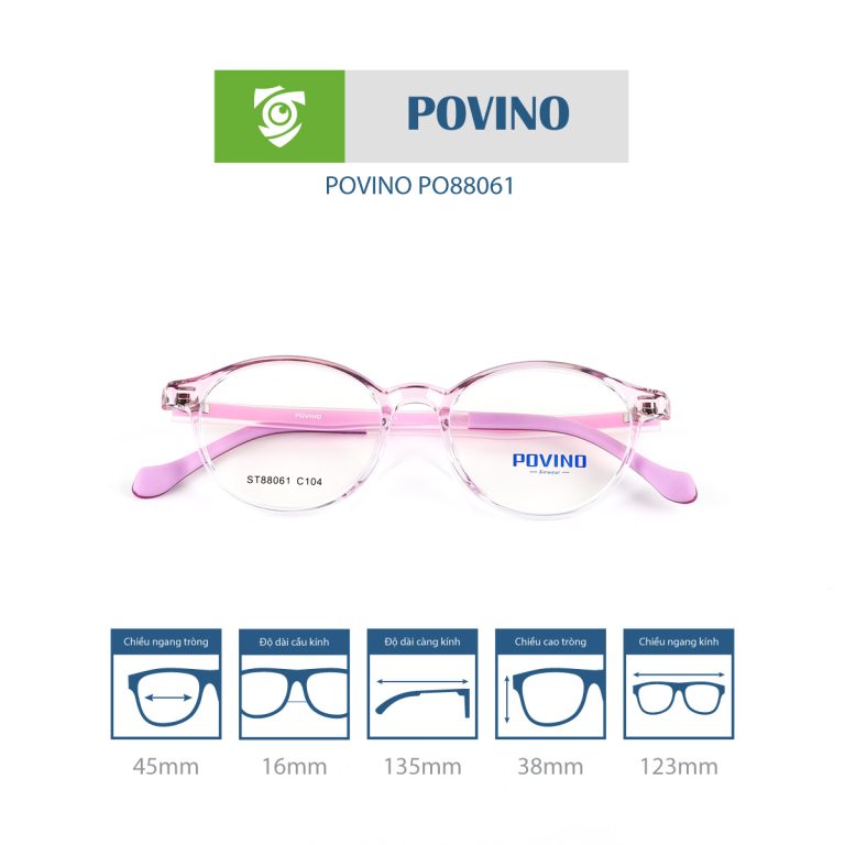 Gọng kính trẻ em POVINO PO88061 - Ảnh 9