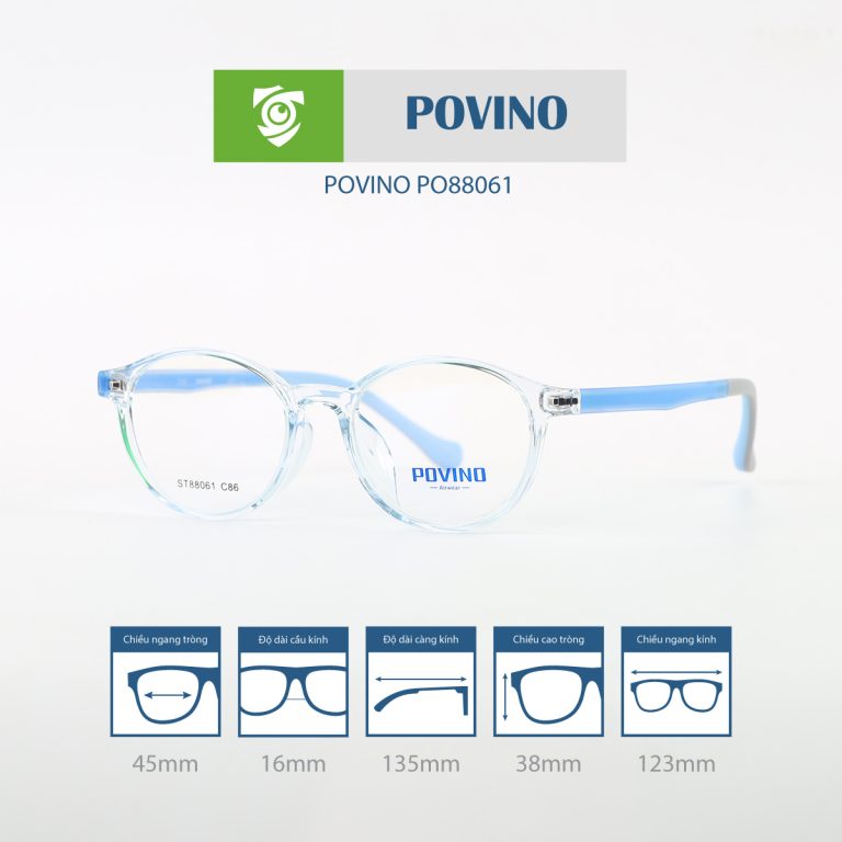 Gọng kính trẻ em POVINO PO88061 - Ảnh 8