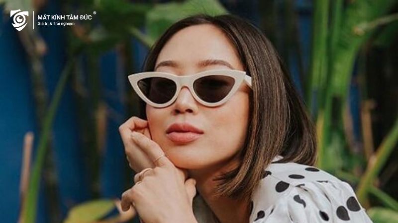 Gọng kính Acetate mắt mèo