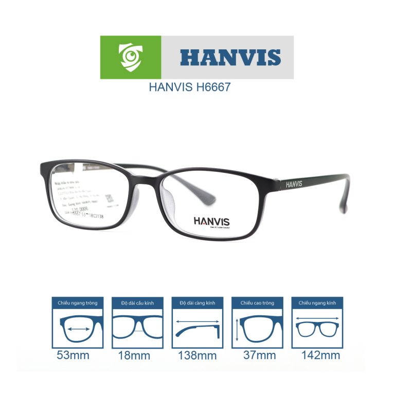 Gọng kính HANVIS H6667 - Ảnh 13