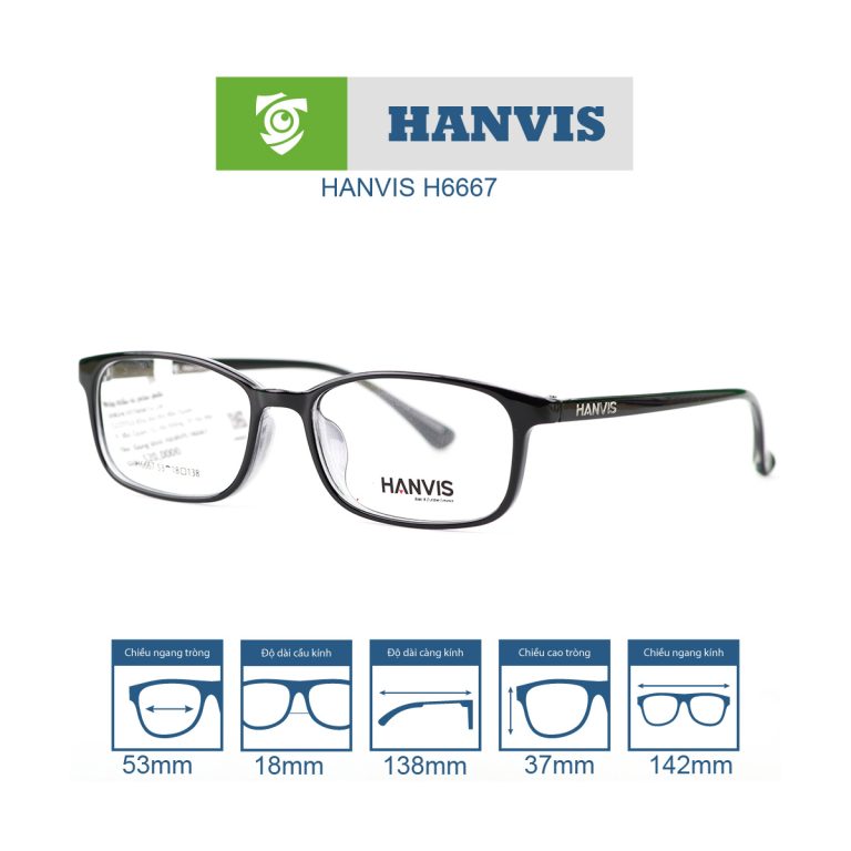 Gọng kính HANVIS H6667 - Ảnh 15