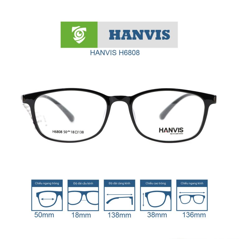 Gọng kính HANVIS H6808