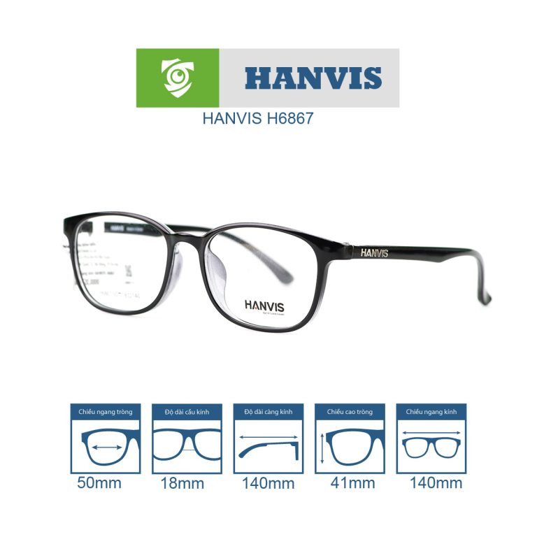 Gọng kính HANVIS H6867 - Ảnh 15