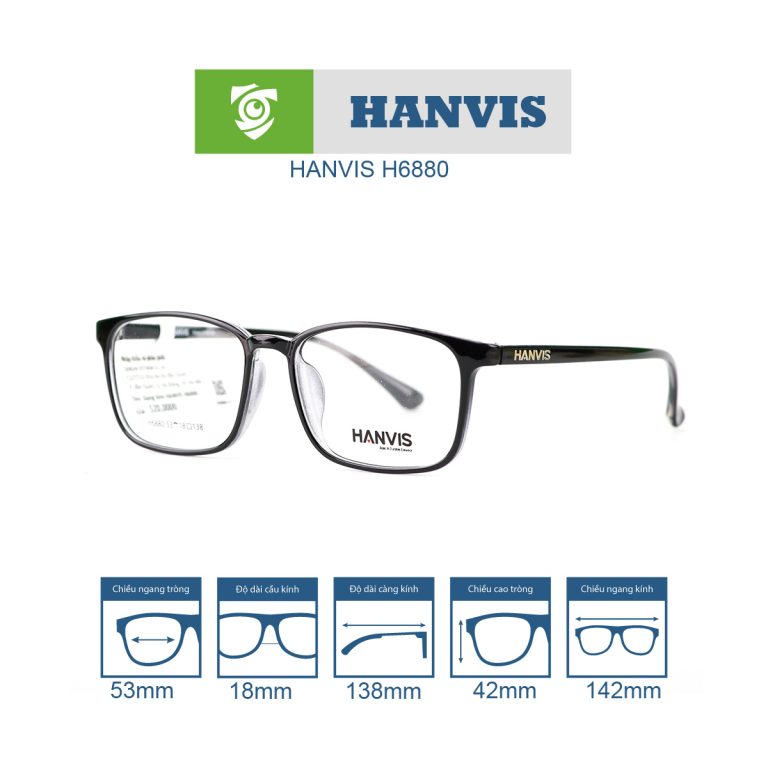 Gọng kính HANVIS H6880 - Ảnh 13