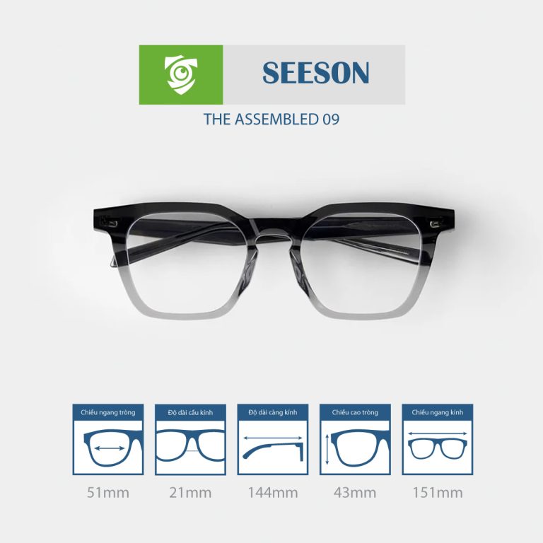 Gọng kính SEESON THE ASSEMBLED 09 - Ảnh 4