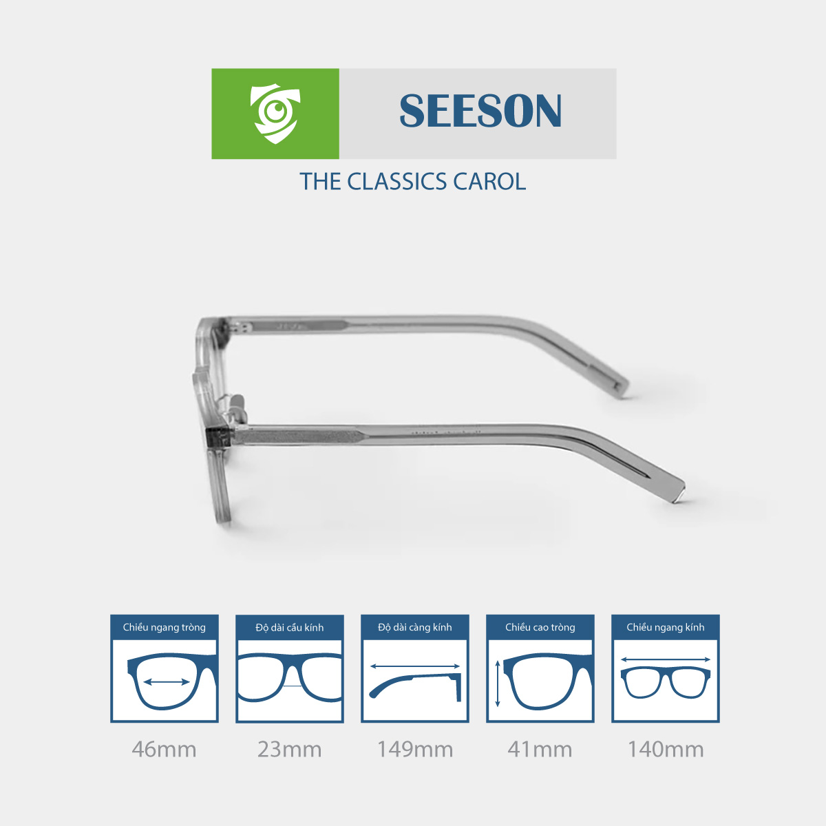Gọng kính SEESON CAROL - Ảnh 5