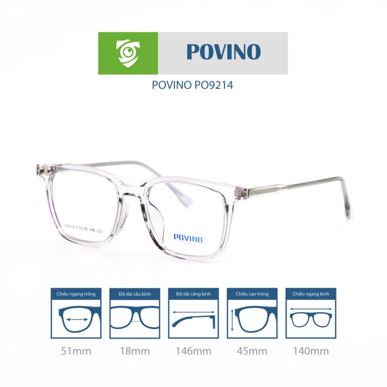 Gọng kính POVINO PO9214 - Ảnh 7
