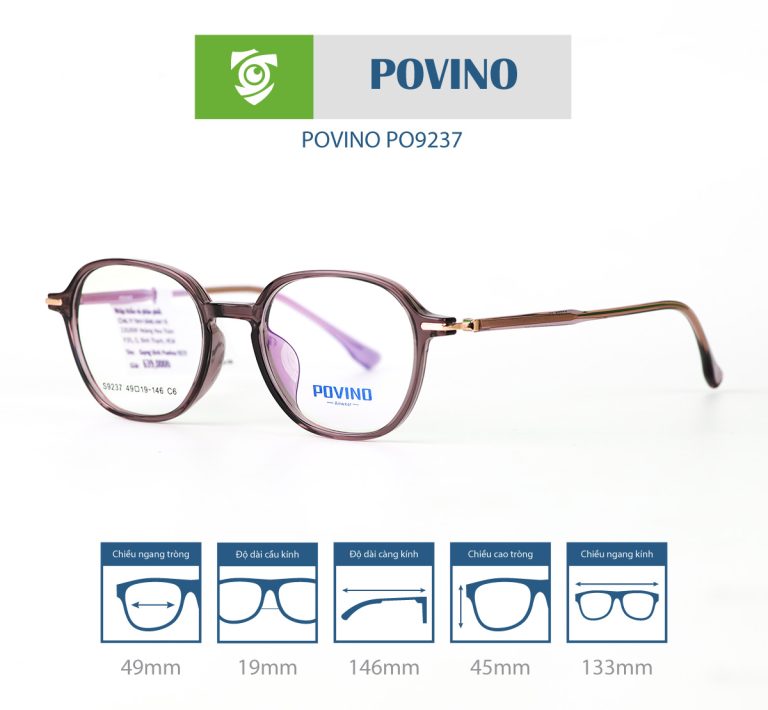 Gọng kính POVINO PO9237