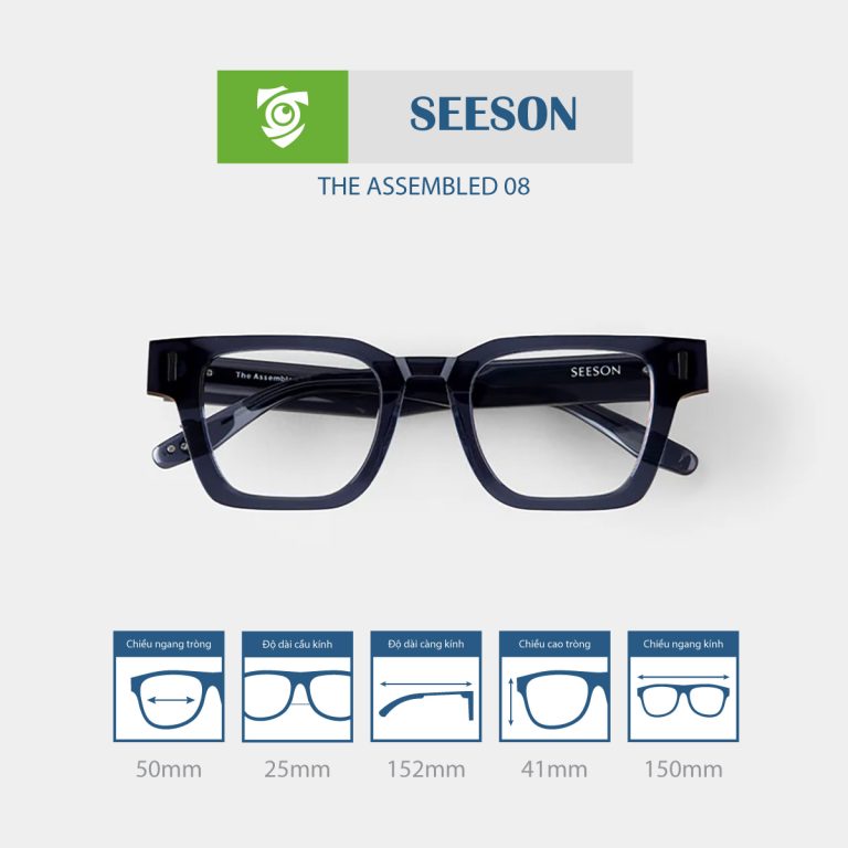 Gọng kính SEESON THE ASSEMBLED 08 - Ảnh 6