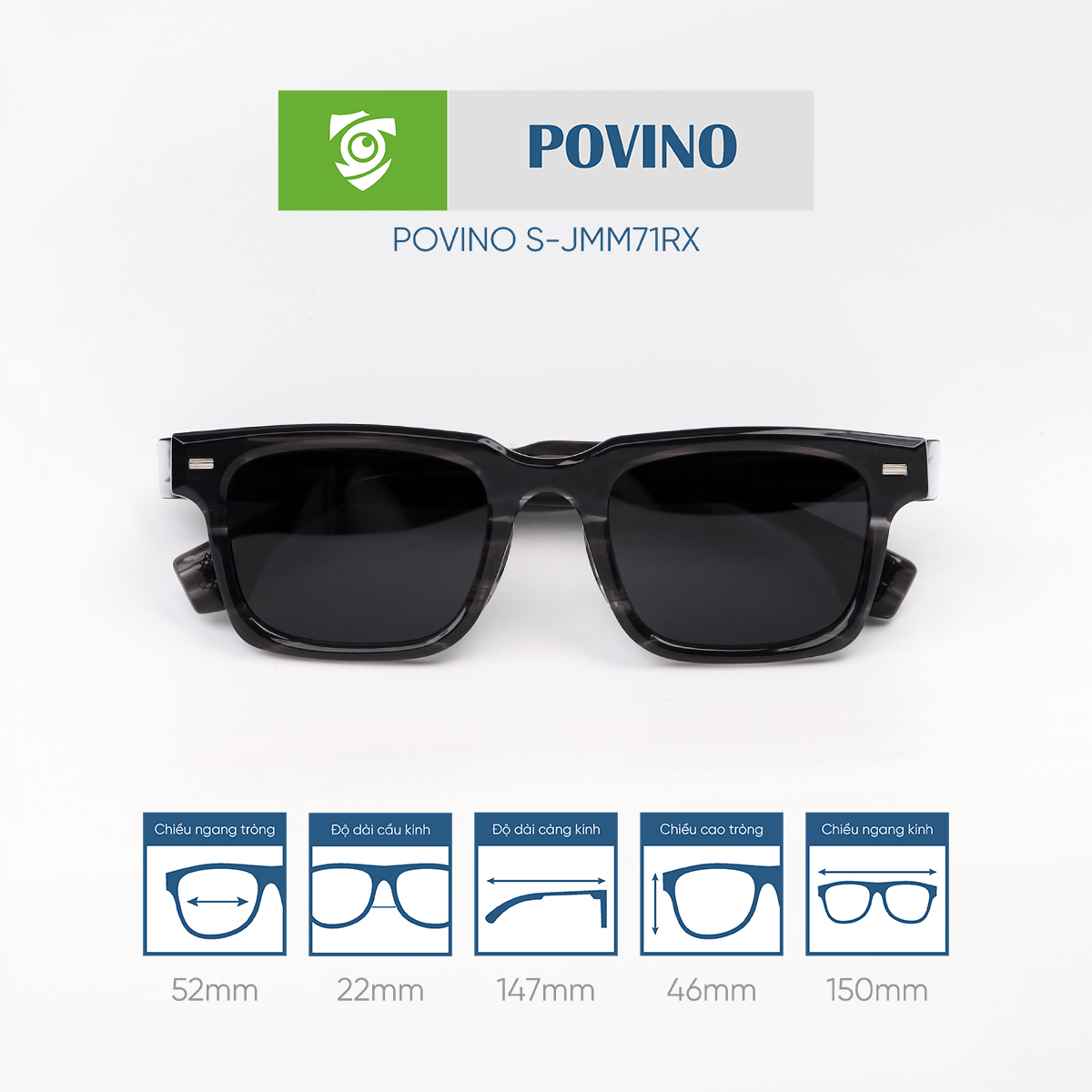 Kính mát POVINO SJMM71RX - Ảnh 1