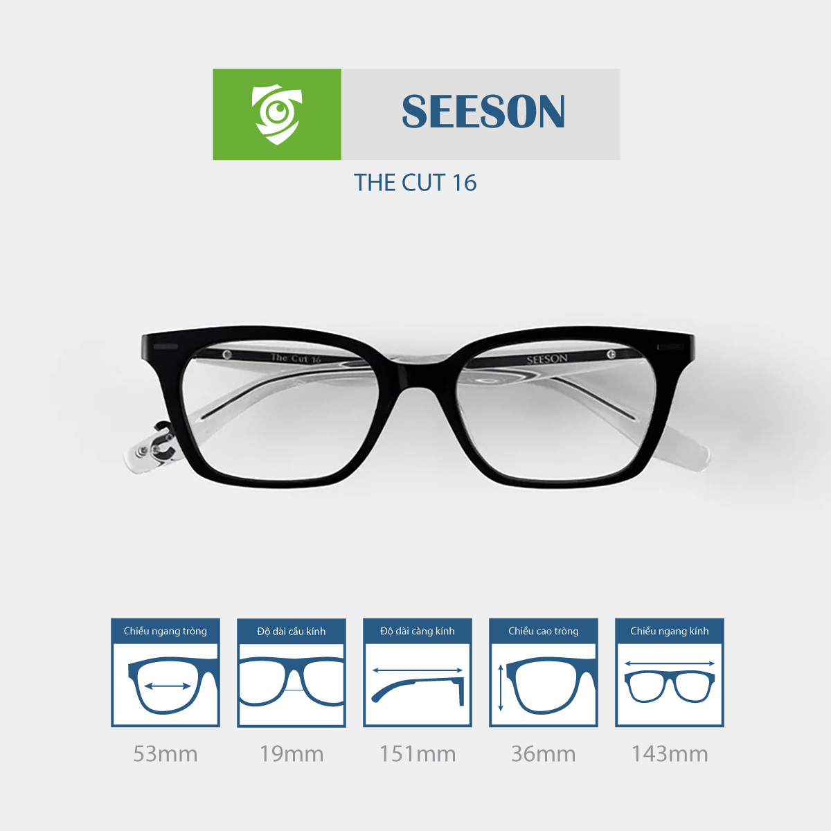 Gọng kính SEESON THE CUT 16 - Ảnh 5