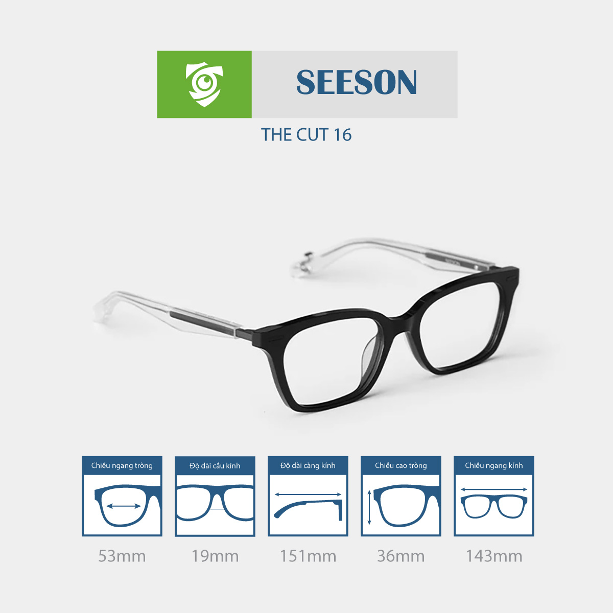 Gọng kính SEESON THE CUT 16 - Ảnh 4