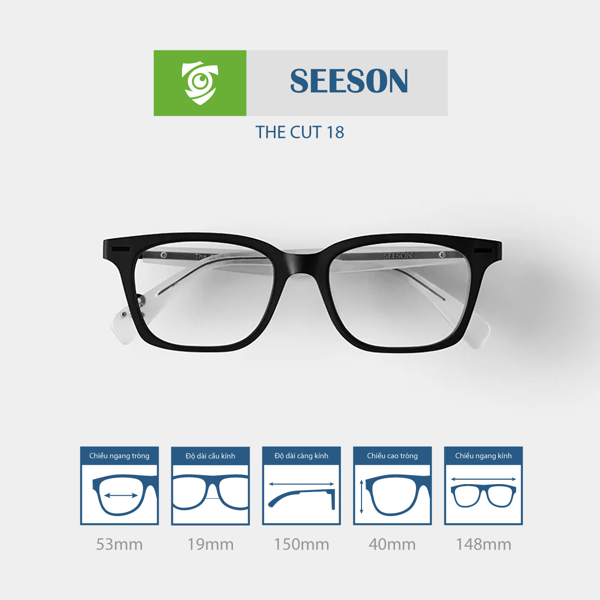 Gọng kính SEESON THE CUT 18 - Ảnh 3
