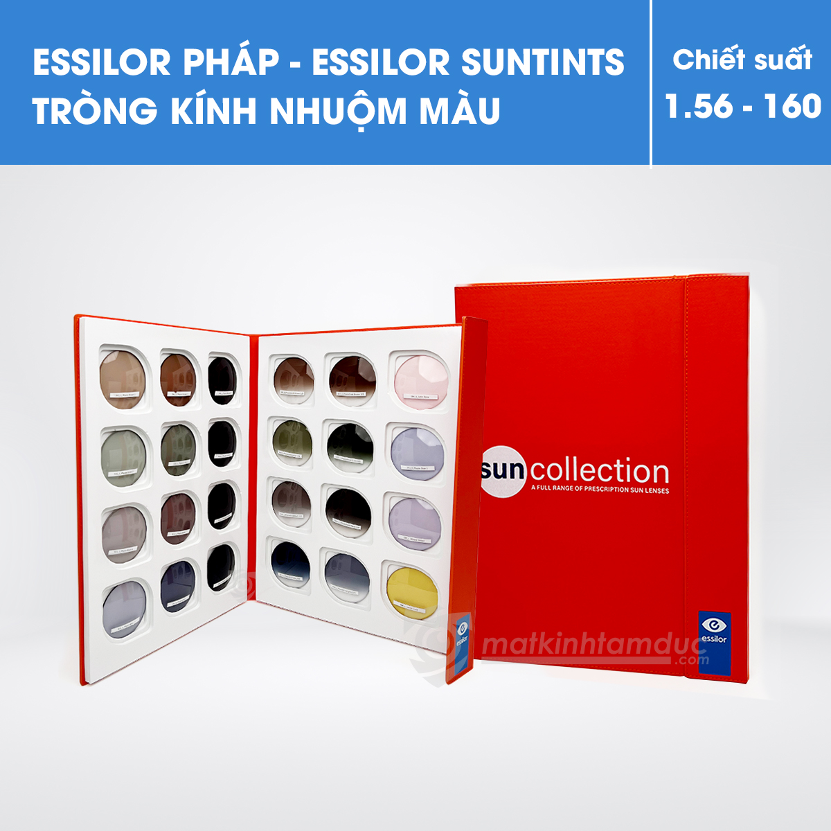 Tròng kính nhuộm màu Essilor Suntints - Ảnh 1