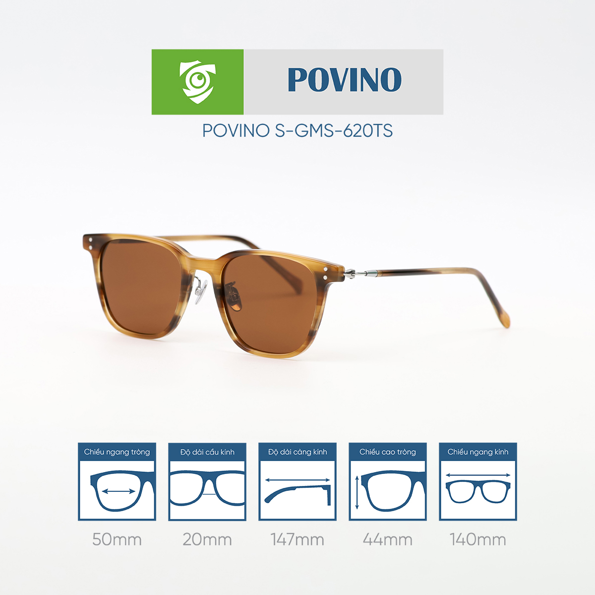 Kính mát POVINO GMS620TS - Ảnh 2