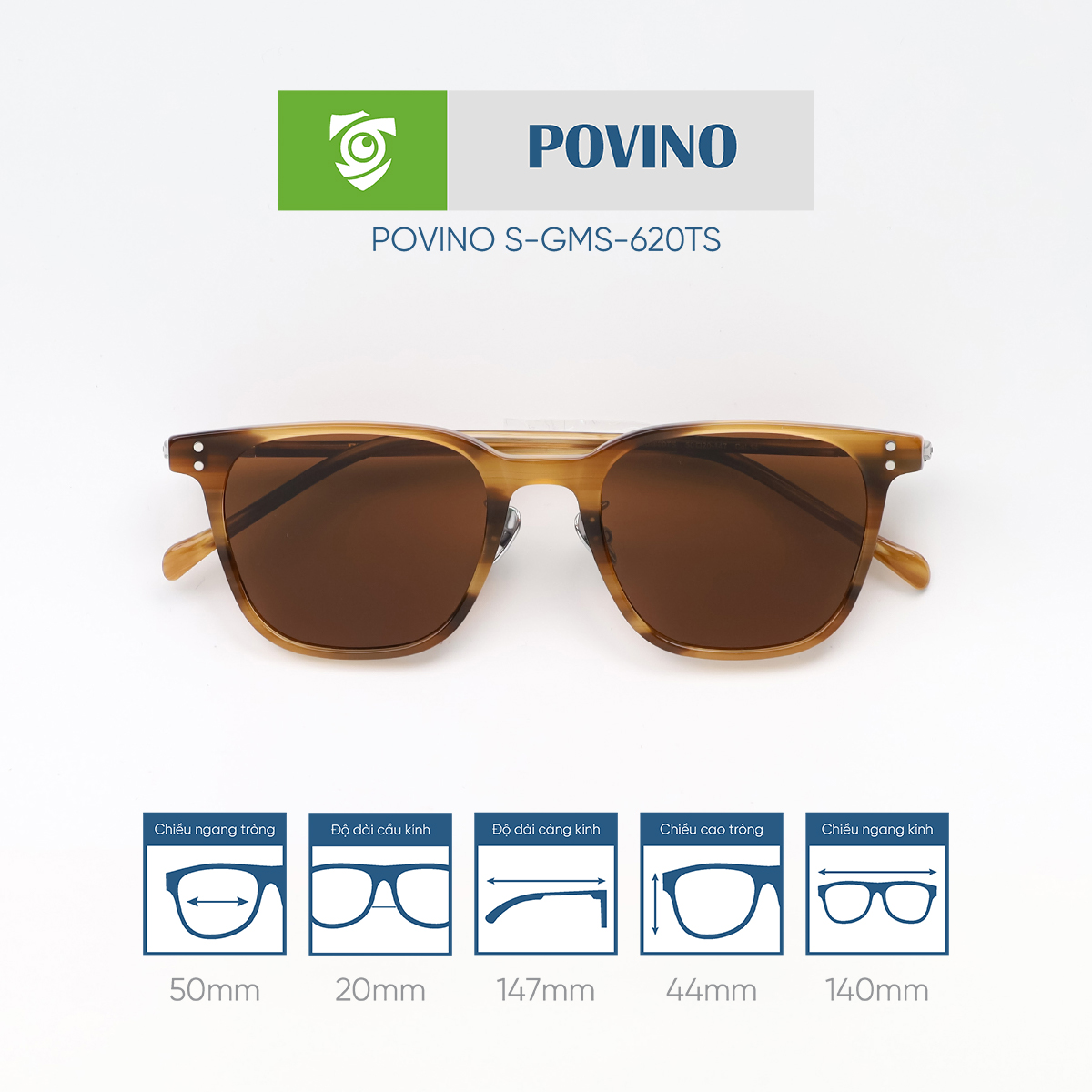 Kính mát POVINO GMS620TS - Ảnh 3