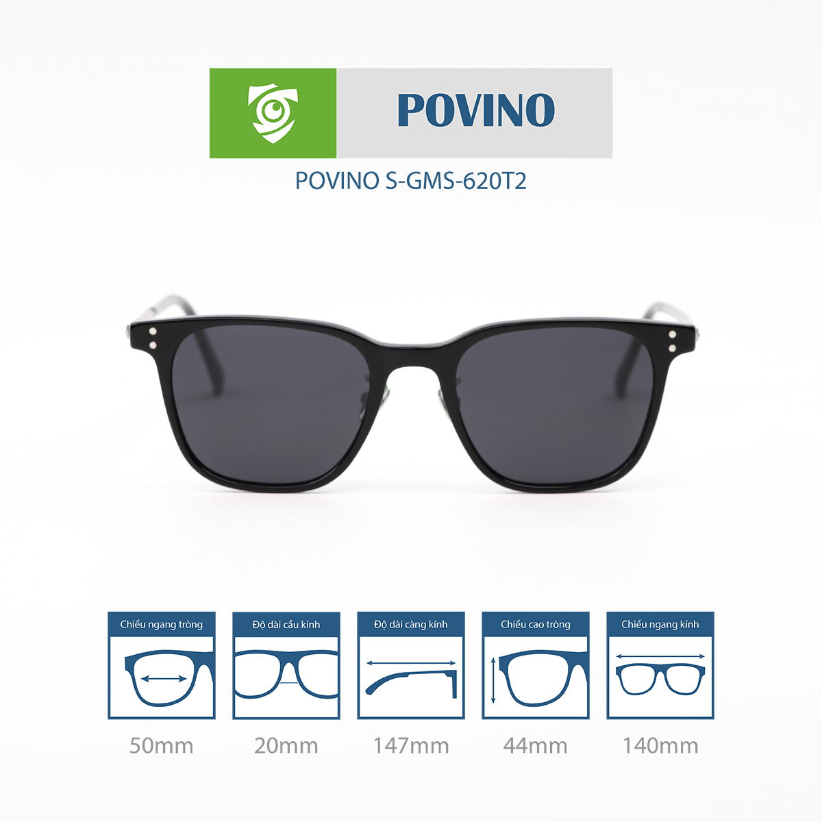 Kính mát POVINO GMS620TS - Ảnh 1