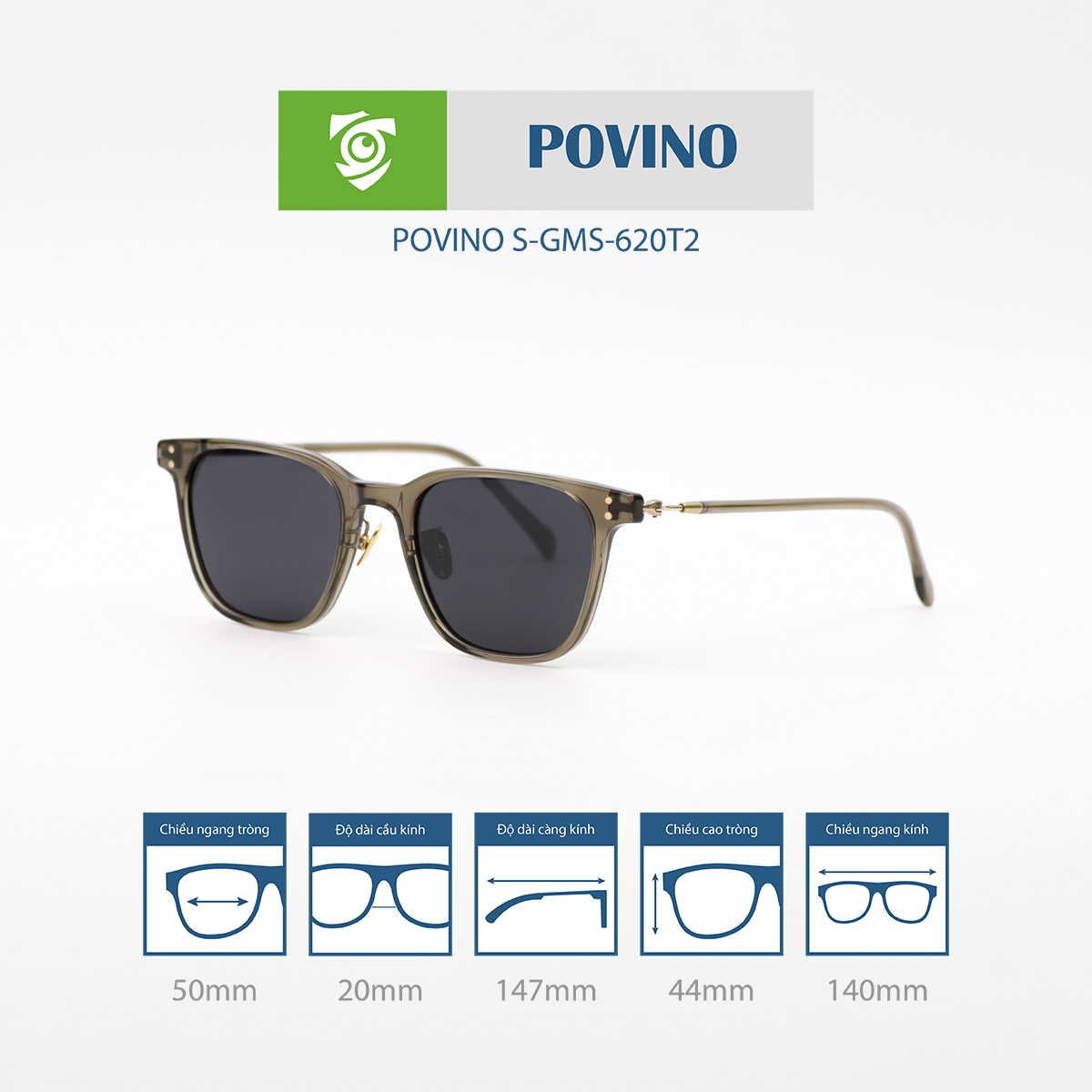 Kính mát POVINO GMS620TS - Ảnh 8