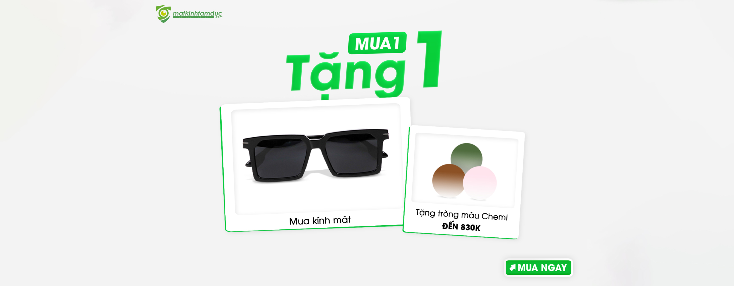 Kính mát mua 1 tặng 1