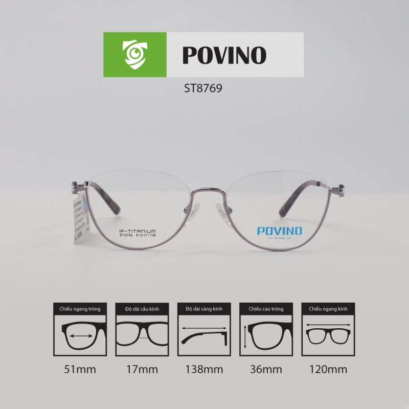 Gọng kính POVINO ST8769