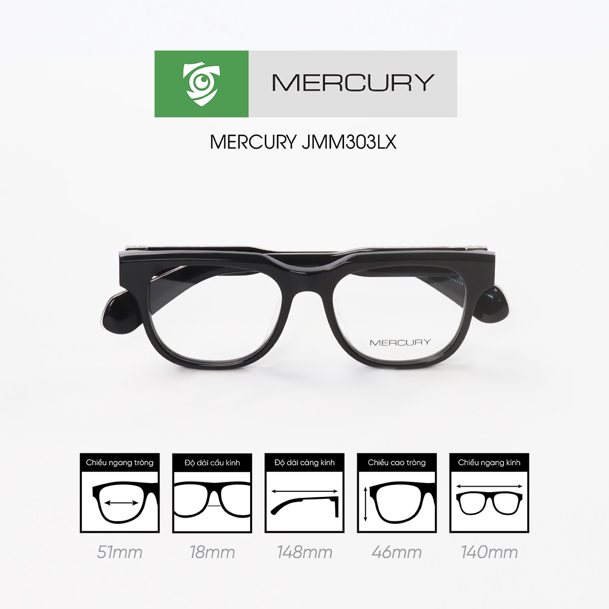 Gọng kính MERCURY JMM303LX - Ảnh 4