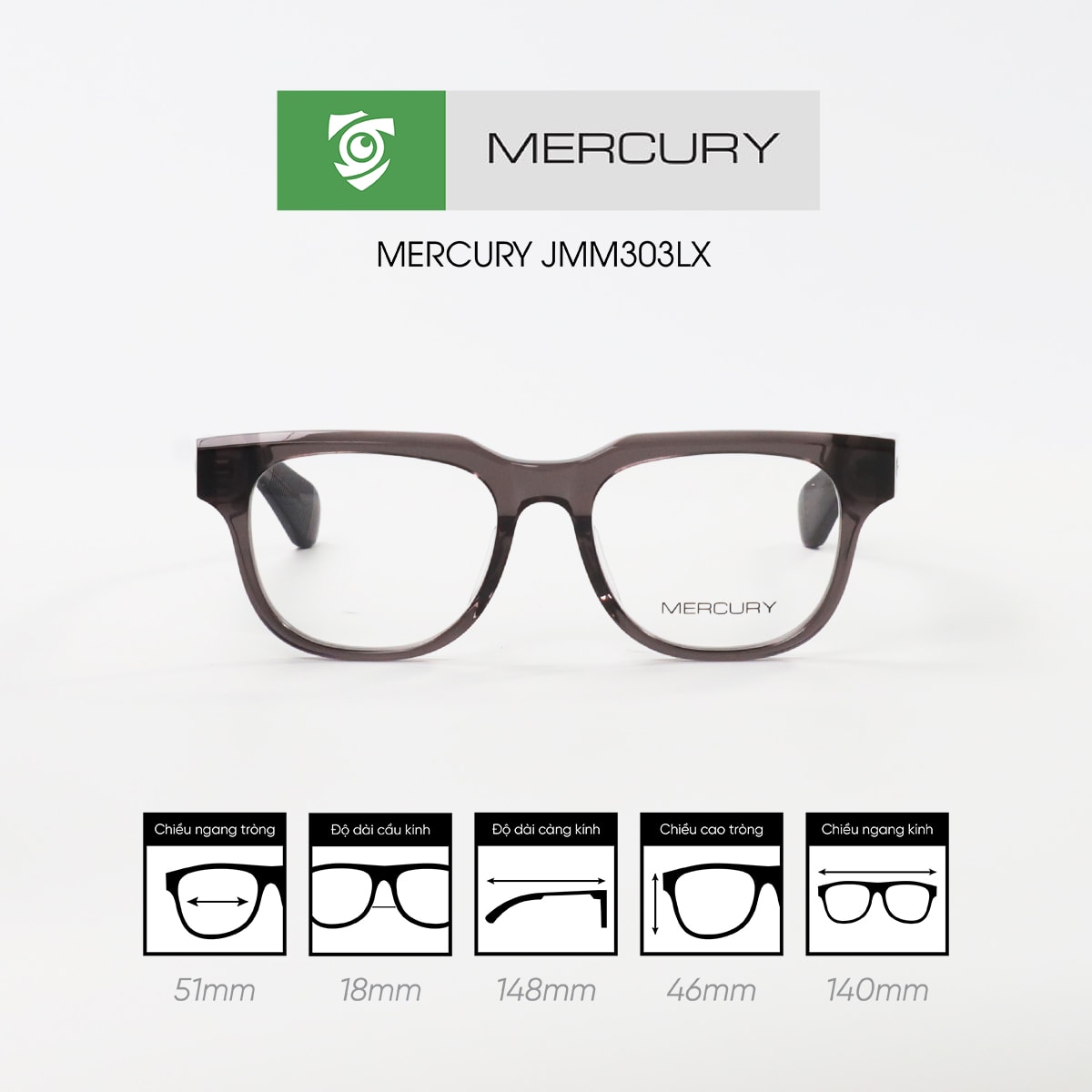 Gọng kính MERCURY JMM303LX - Ảnh 5