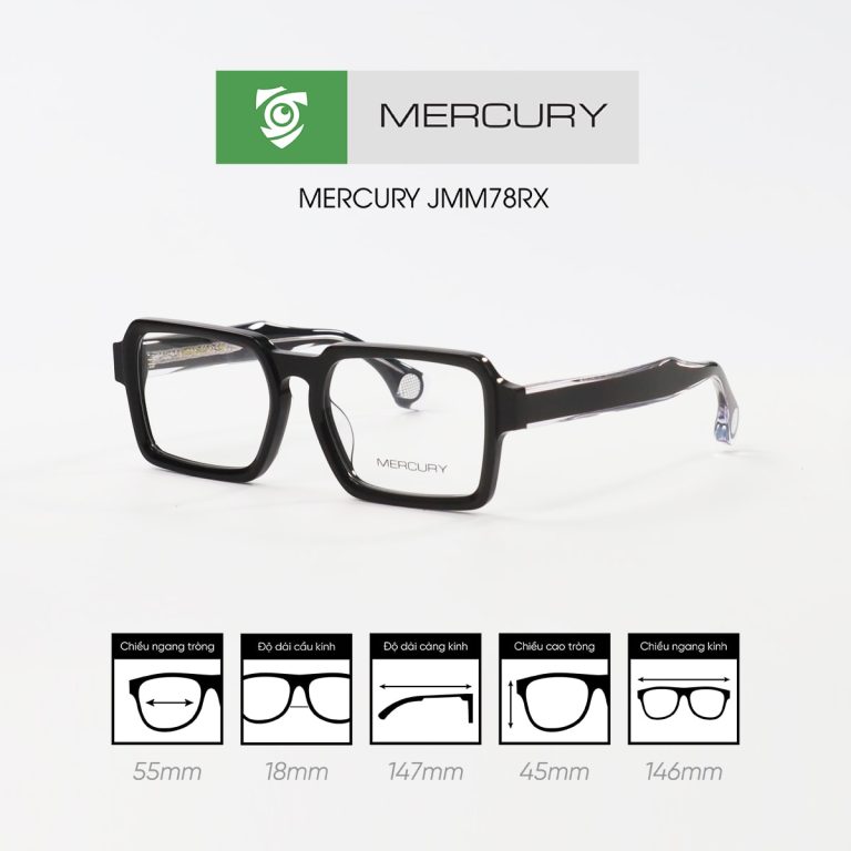 Gọng kính MERCURY JMM78RX - Ảnh 2