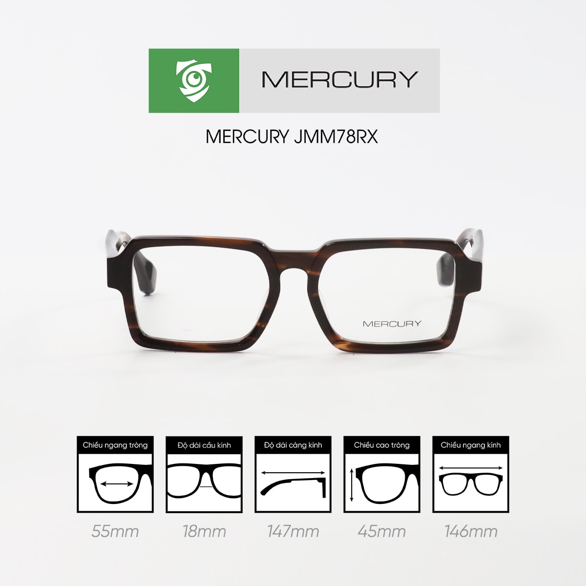 Gọng kính MERCURY JMM78RX - Ảnh 8