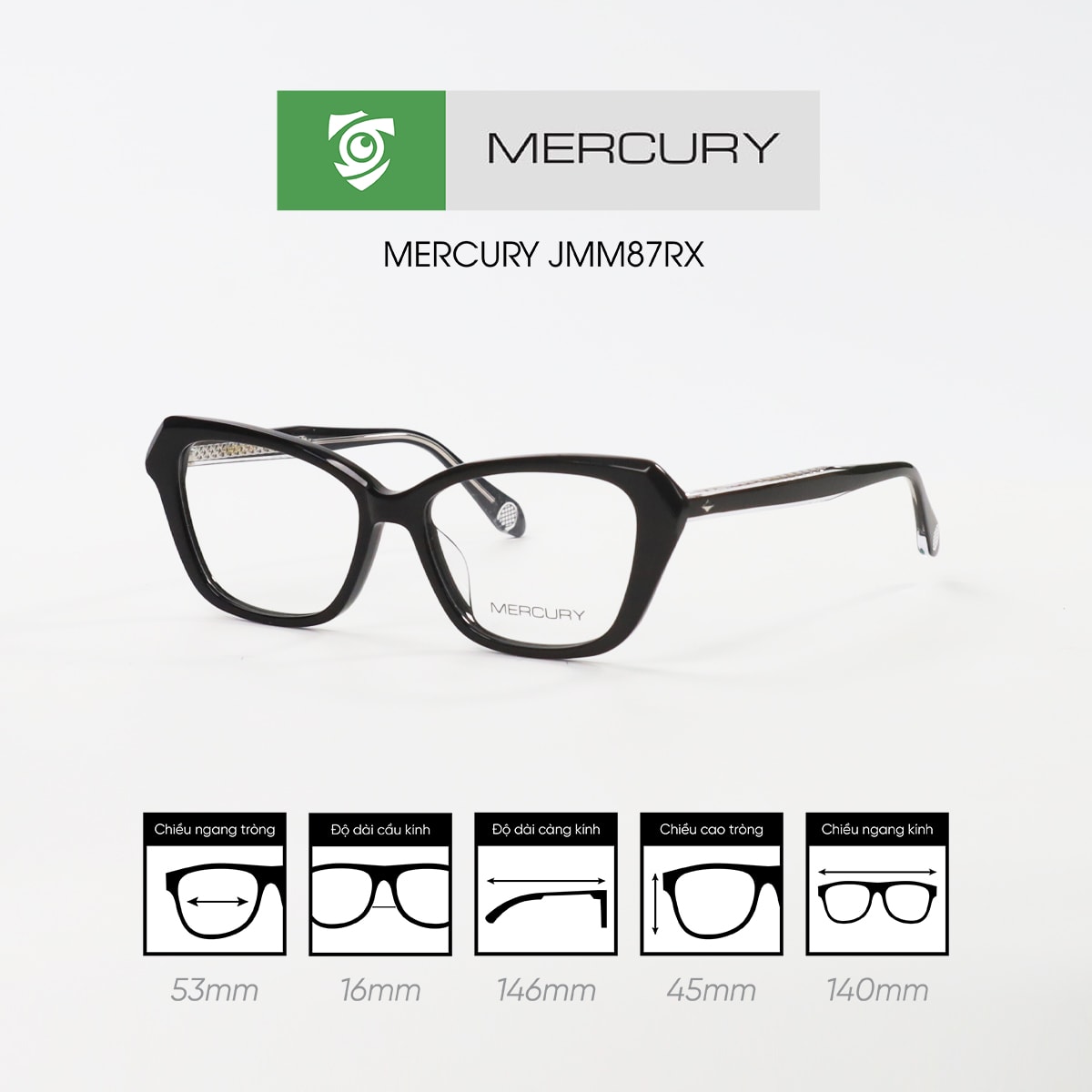 Gọng kính MERCURY JMM87RX - Ảnh 2