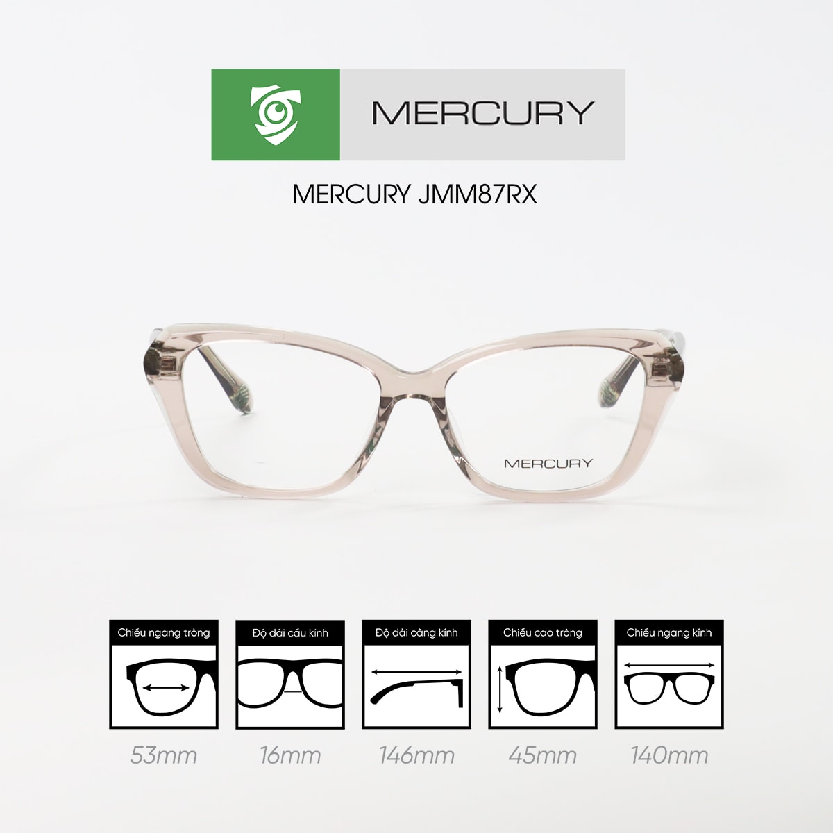 Gọng kính MERCURY JMM87RX - Ảnh 7