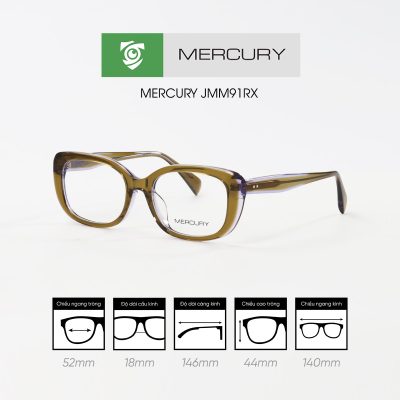Gọng kính MERCURY JMM91RX C47 mặt bên