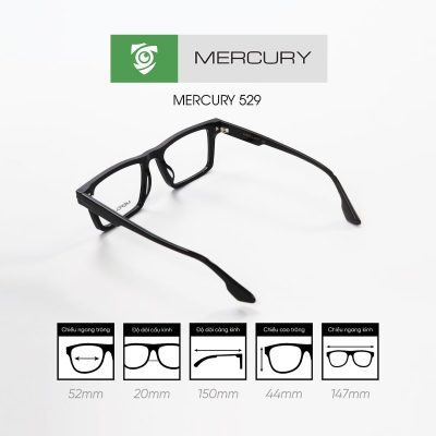 Gọng kính Mercury 529 C1 mặt sau