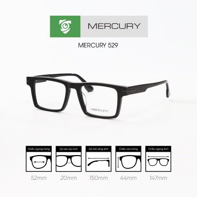 Gọng kính Mercury 529 C1 mặt trái