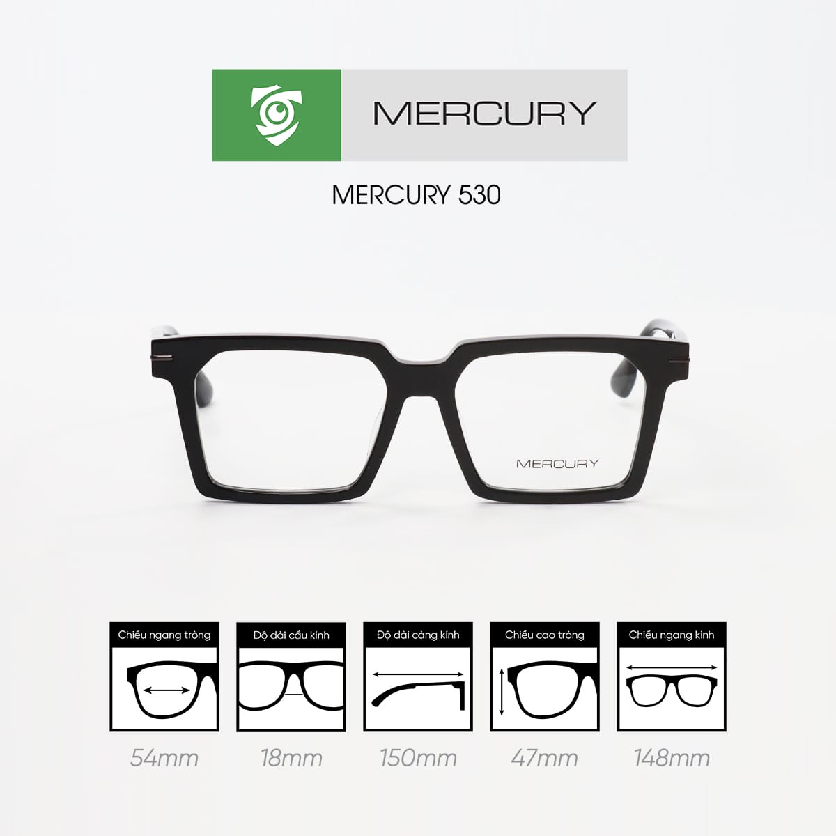 Gọng kính MERCURY 530 - Ảnh 1