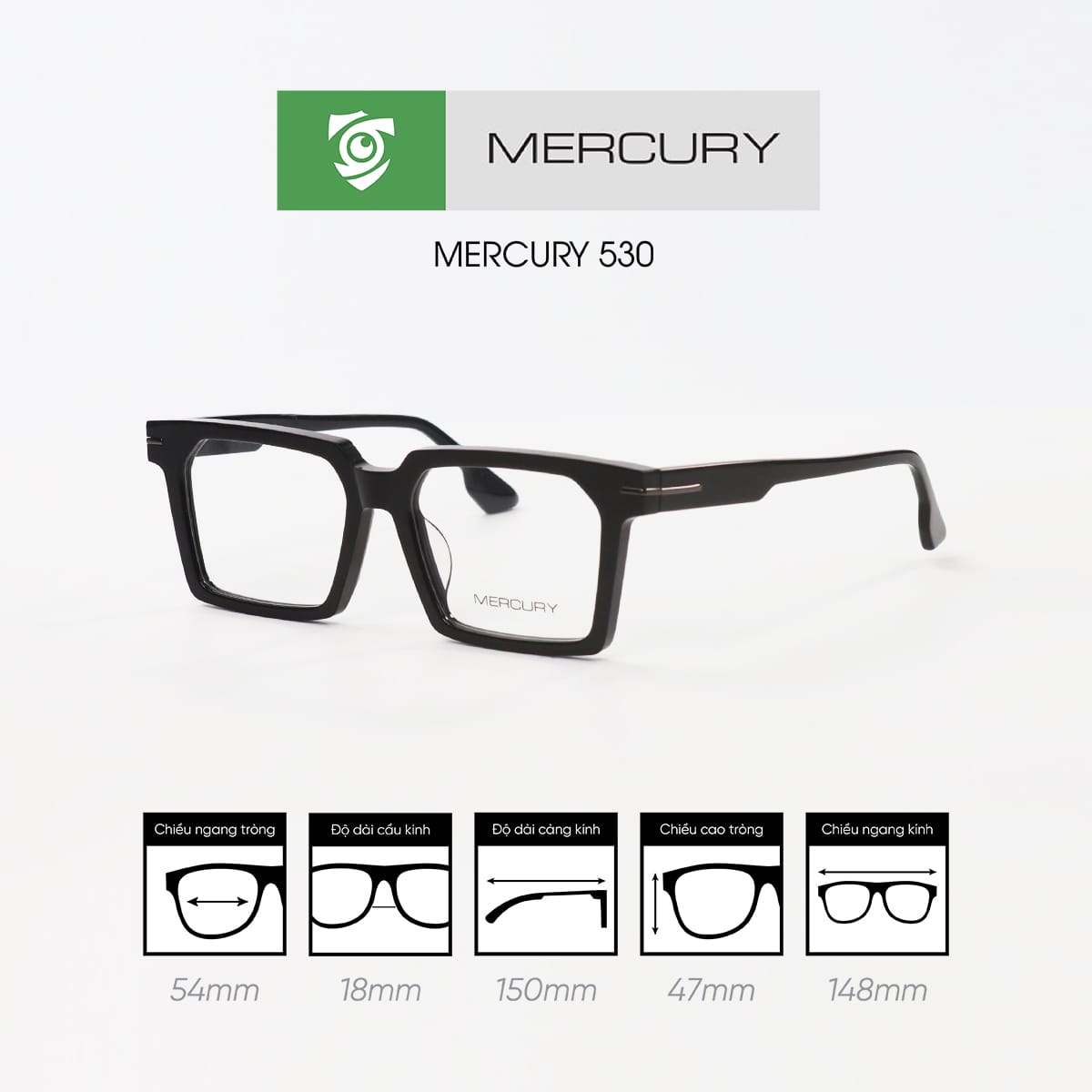 Gọng kính MERCURY 530 - Ảnh 3