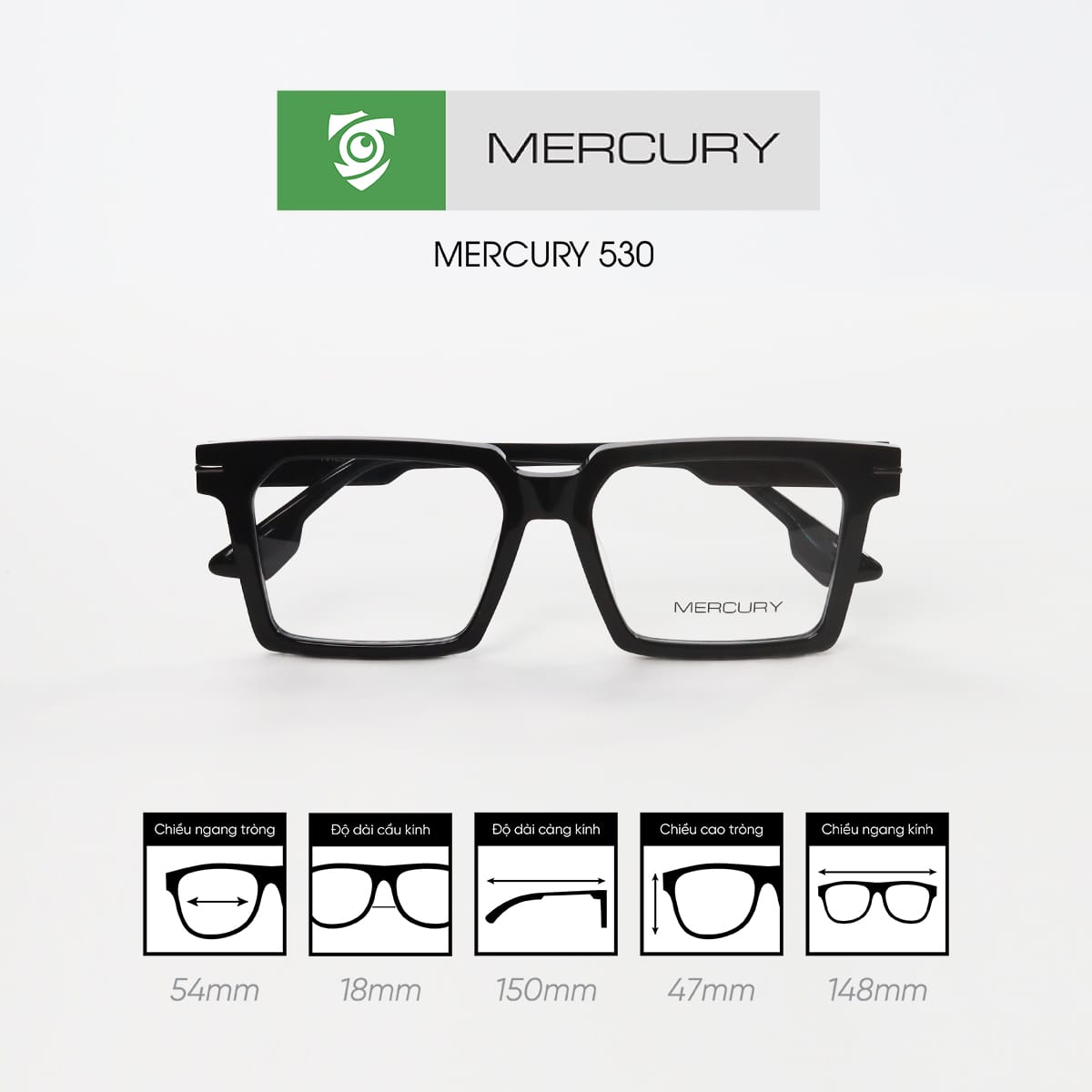Gọng kính MERCURY 530 - Ảnh 2