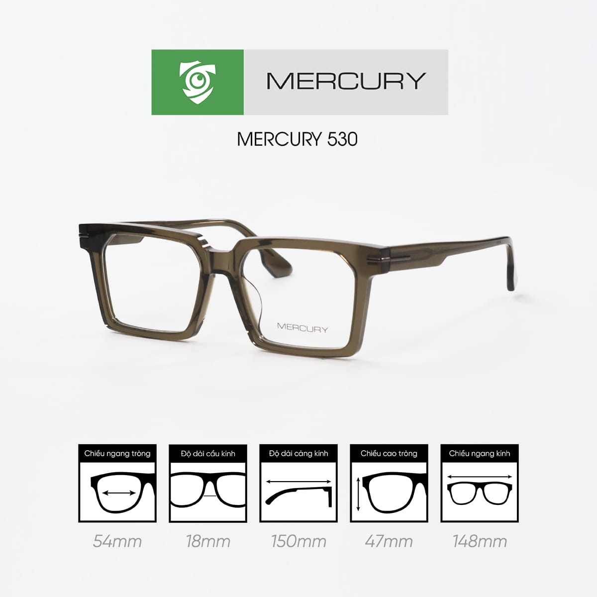 Gọng kính MERCURY 530 - Ảnh 8