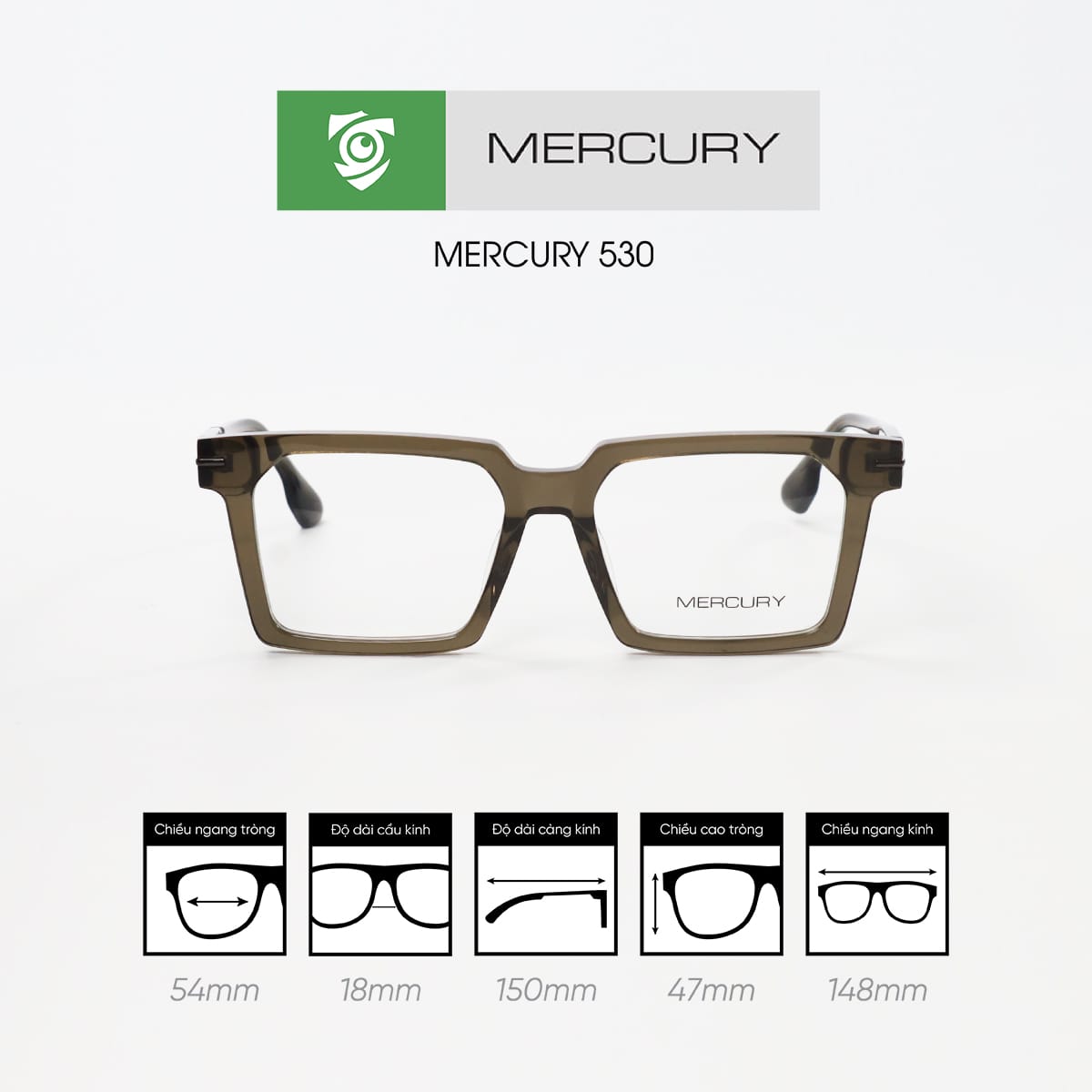 Gọng kính MERCURY 530 - Ảnh 7
