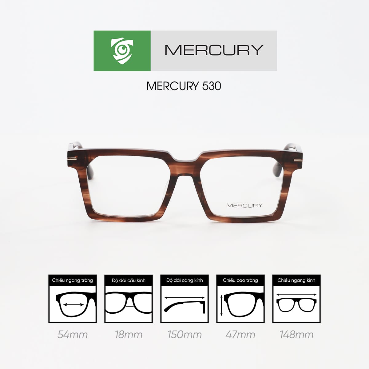 Gọng kính MERCURY 530 - Ảnh 9