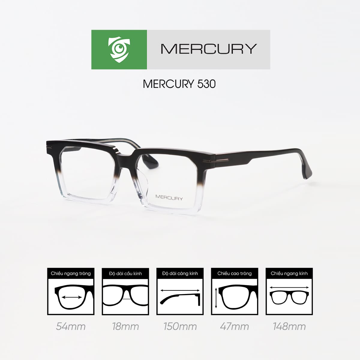 Gọng kính MERCURY 530 - Ảnh 12