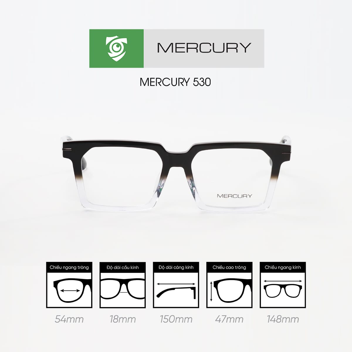 Gọng kính MERCURY 530 - Ảnh 11