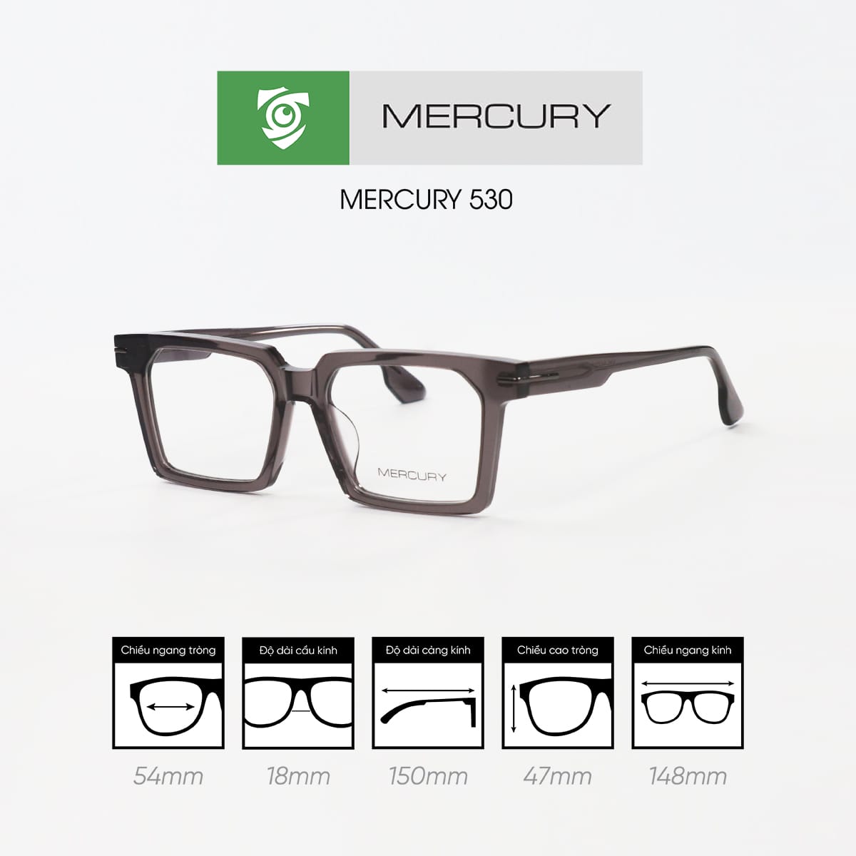 Gọng kính MERCURY 530 - Ảnh 6