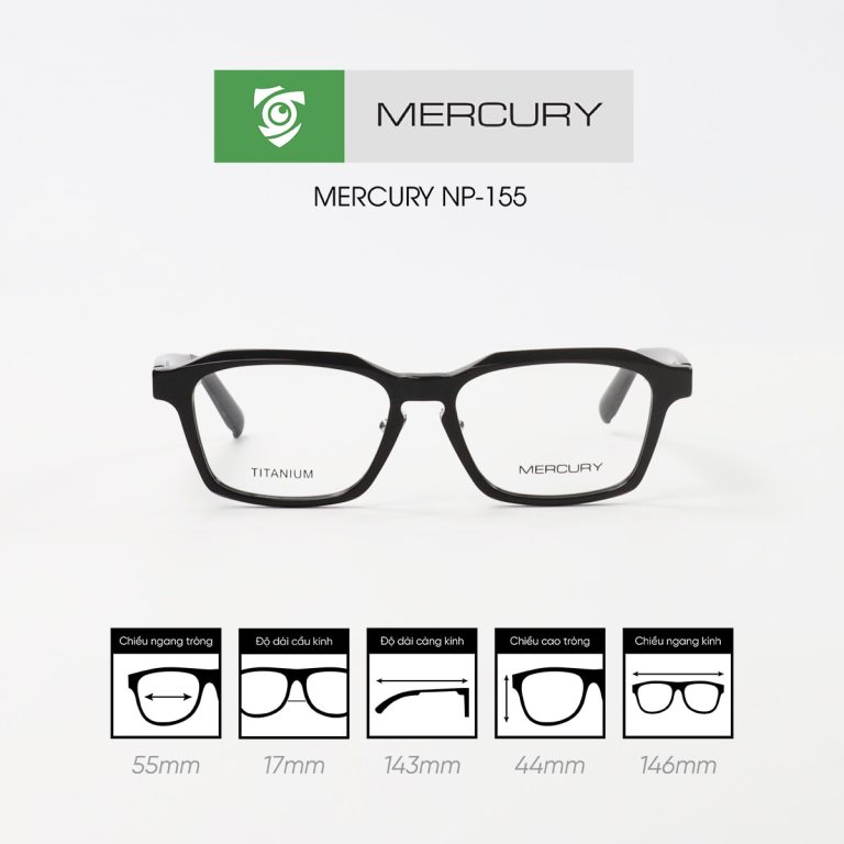Gọng kính MERCURY NP-155 - Ảnh 9